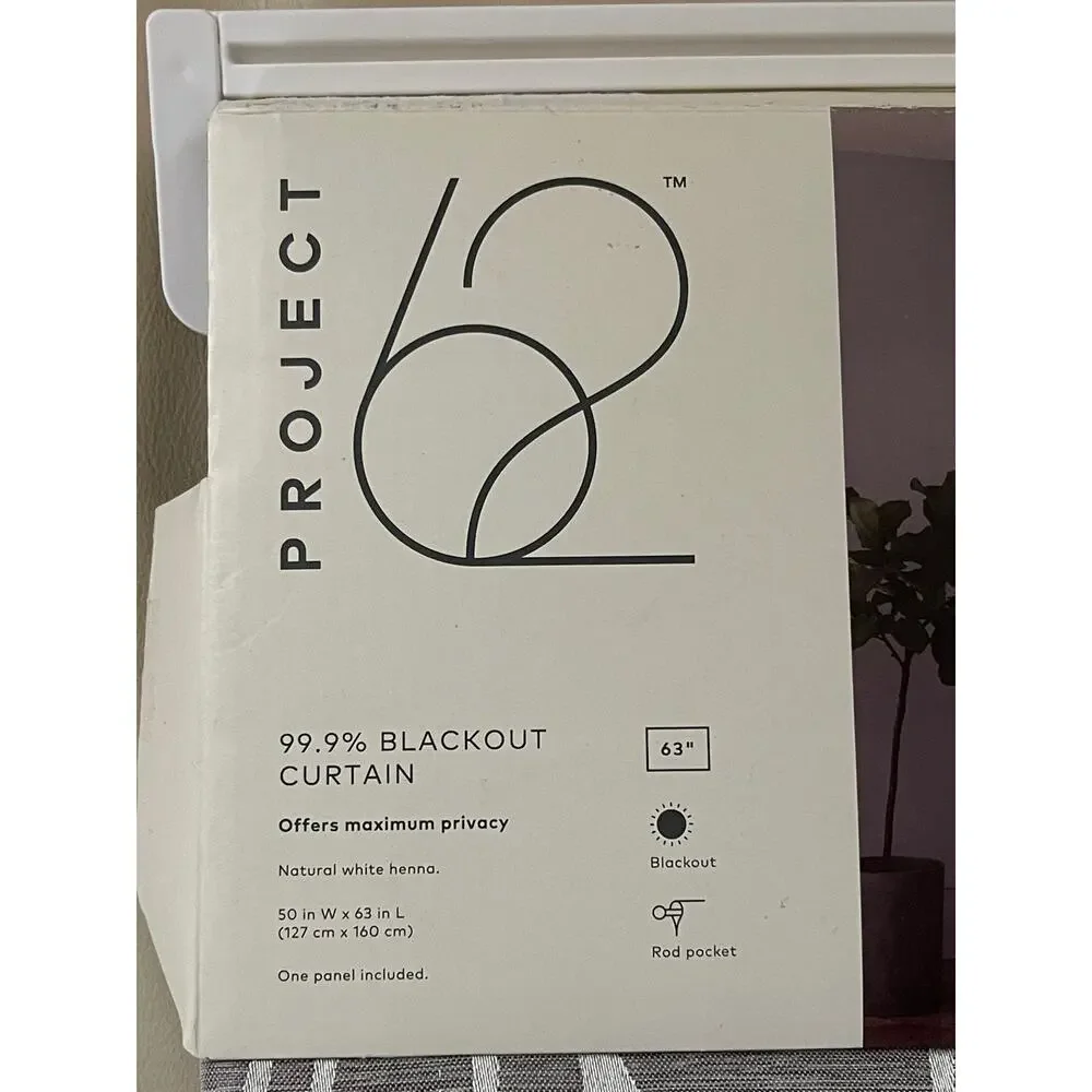 Project 62 Panel of Window Curtain
